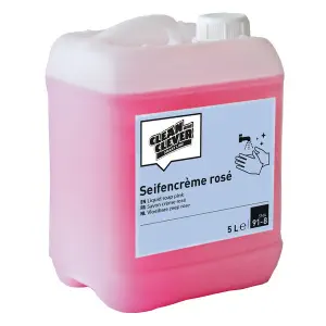 CLEAN&CLEVER sapone liquido SMA 91, profumazione floreale, rosa, 5 Litri