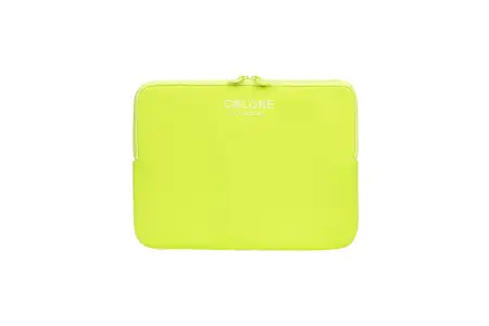 Tucano Housse pour PC portable Colore, vert fluo, d/e 39x26x3.50