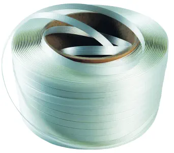 Feuillard polyester textile, largeur 19 mm