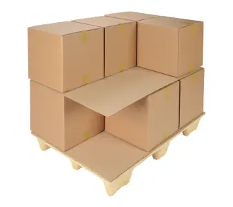 Plaque intercalaire en carton ondulé, 580 x 780 mm