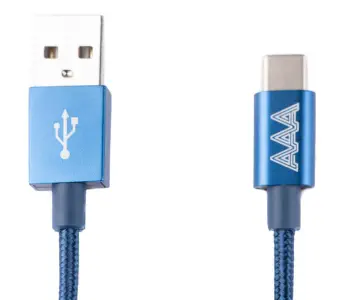 AAAmaze Câble USB 2.0 vers USB-C, 1 m, bleu