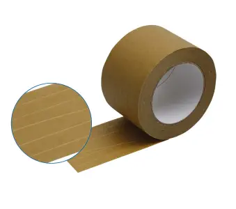 Ruban autocollant en papier, brun, 75 mm x 50 m