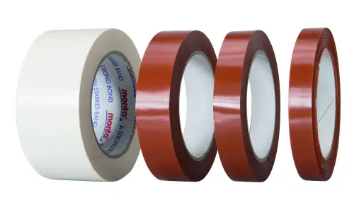 Nastro autoadesivo per reggiare in PP da 15 mm, arancione