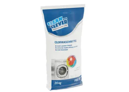 CLEAN&CLEVER lessive pour couleurs PRO 39, 20 Kg