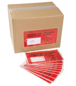 Busta porta-documenti, finestra destra, d/i 230 x 120 mm (C6/5)