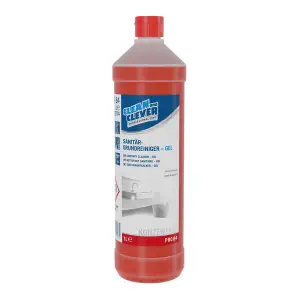 CLEAN&CLEVER Sanitärgrundreiniger-Gel PRO 84, 12x1 Liter