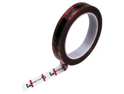 ESD Warn-Klebeband, rot, Breite 19 mm, Rolle zu 66 m