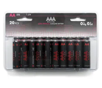 AAAmaze Pile Ultra Premium Alkaline AA, 20 pz