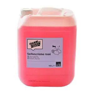 CLEAN&CLEVER Seifencrème SMA 91, Blumenduft, rosa, 10 Liter