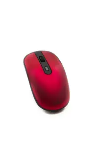 AAAmaze Maus kabellos Premium, Type-C/USB, dunkelrot
