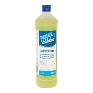 CLEAN&CLEVER detergente all'aceto PRO 3, 12x1 litro