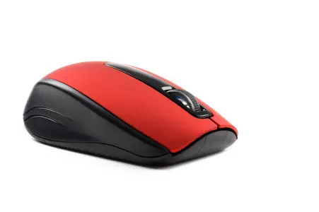 AAAmaze Souris sans fil, rouge