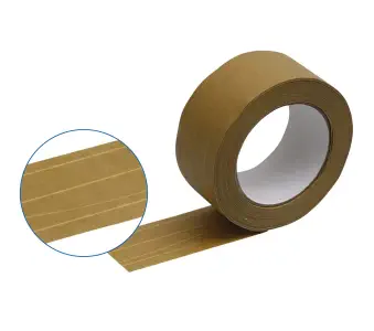 Ruban autocollant en papier, 135 my, brun, 50 mm x 50 m