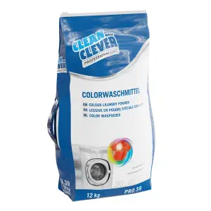 CLEAN&CLEVER lessive pour couleurs PRO 39, 12 Kg