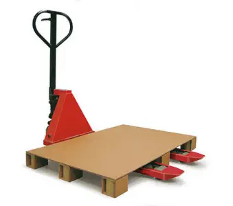 Pied de palette en carton autocollant (7)