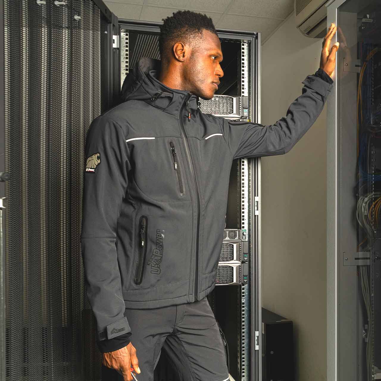 U-Power Softshelljacke SPACE Asphalt Grey (6)