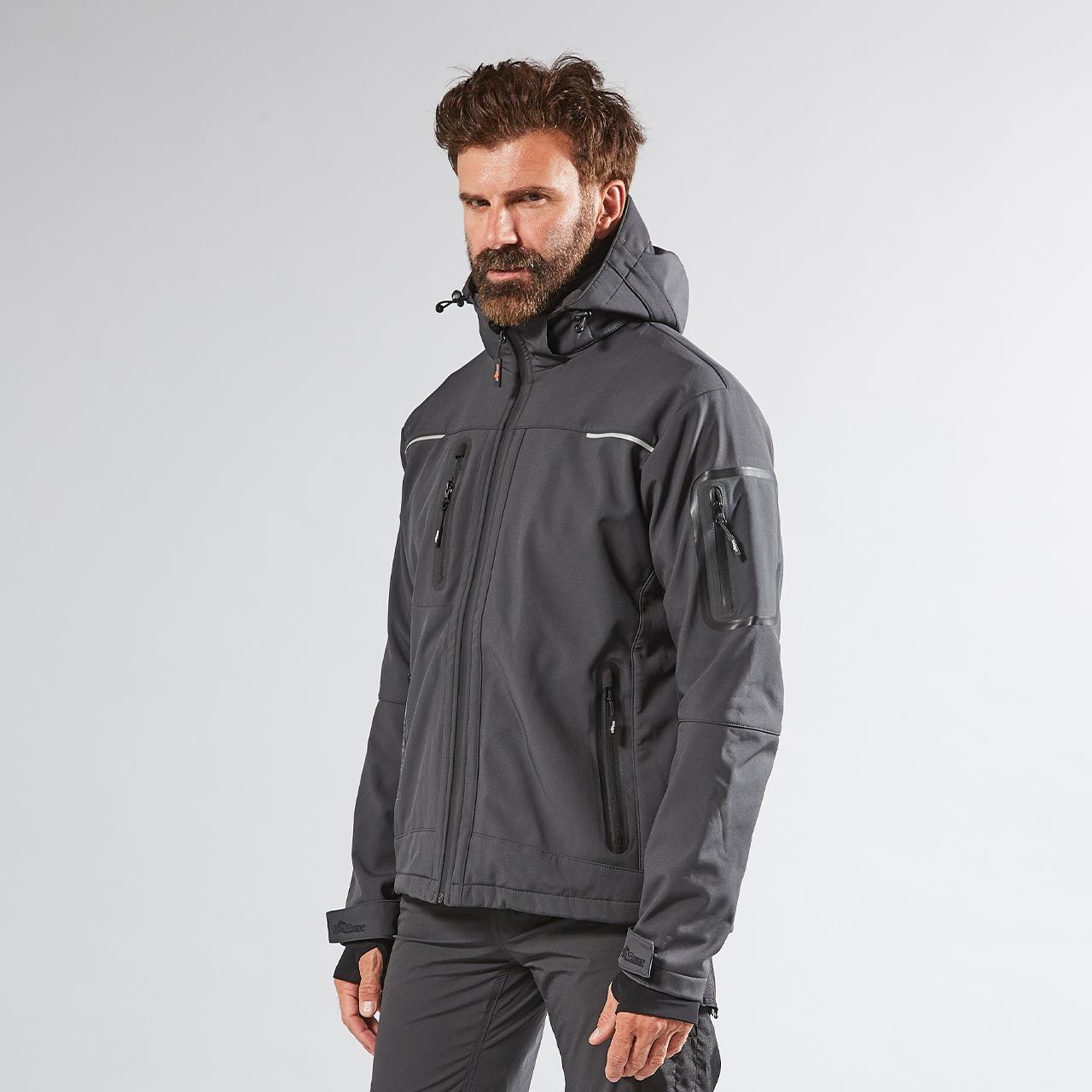 U-Power Softshelljacke SPACE Asphalt Grey (4)