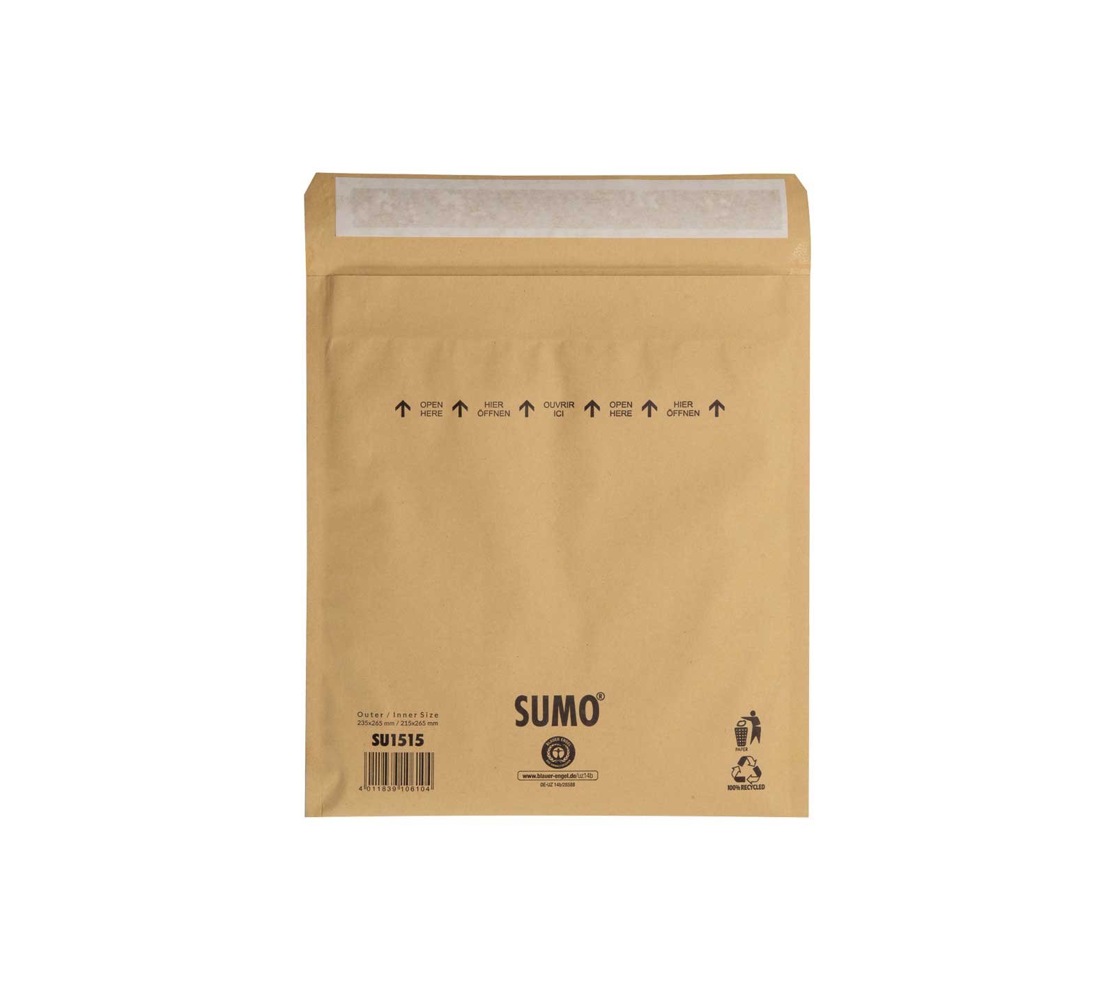 Papierpolster-Versandtasche, Sumo, IM 215 x 265 mm