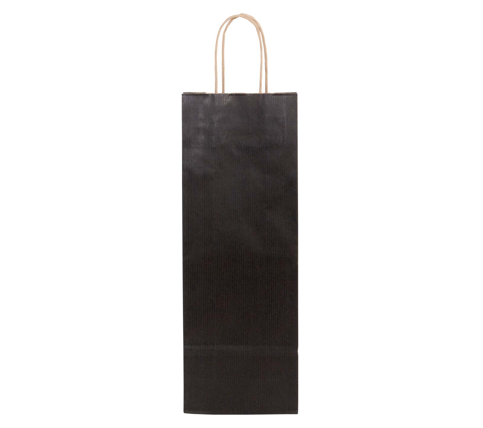 Sac à poignées torsadées, noir 140 x 80 x 390 mm