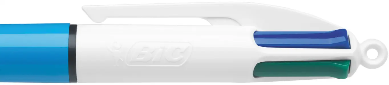 BIC Penna a sfera 4 Colours 0.4mm 982866 con clip (1)