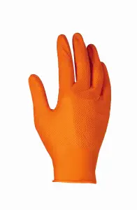 Gants jetables U-Power ONE SHOT Orange Fluo (1)