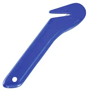 Folienschneider aus Kunststoff, blau