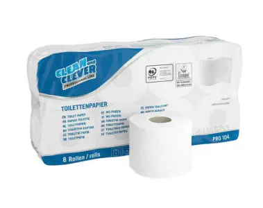 Toilettenpapier PRO104, 4-lagig, 150 Coupons, 9.7 x 12.5 cm