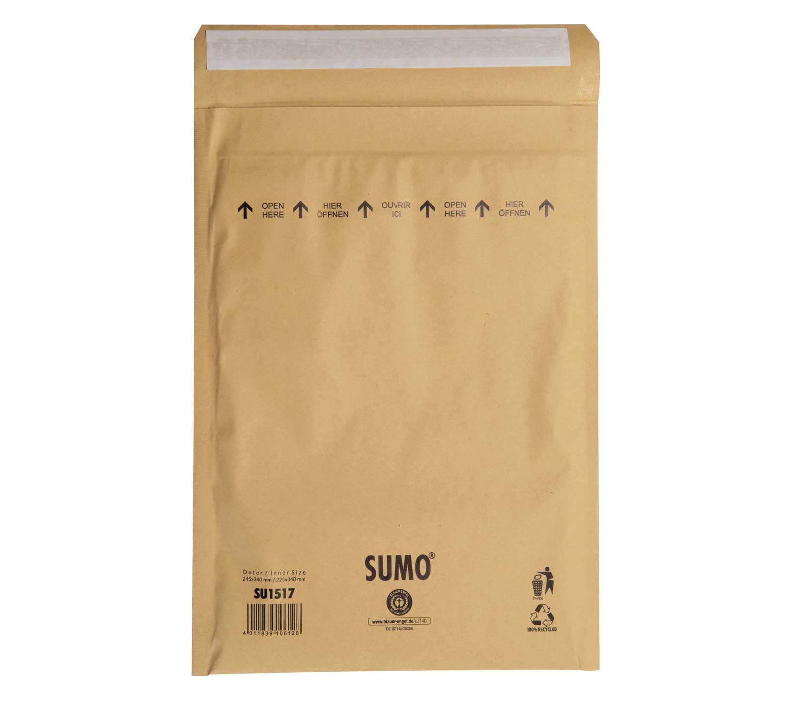 Papierpolster-Versandtasche, Sumo, IM 225 x 340 mm