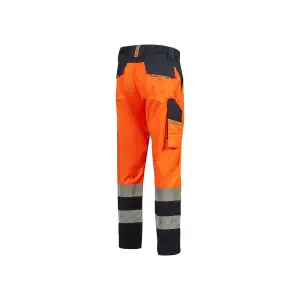 Pantaloni da lavoro invernali U-Power THUNDER Arancione Fluo (2)