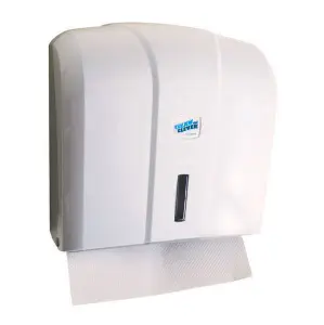 Distributeur de mouchoirs SMA405, Blanche, Pliage C-,V-,W-, Z-, plastique