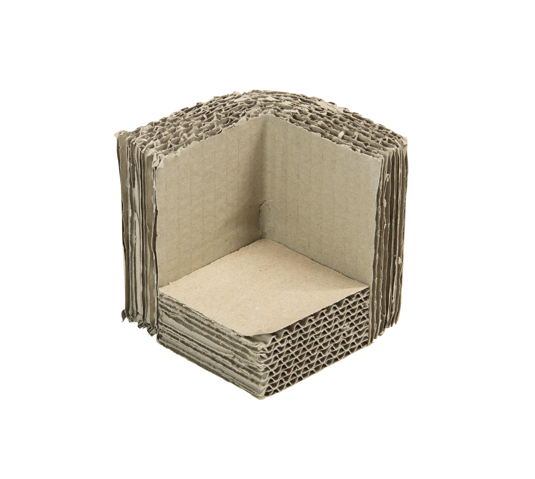 Protezione angolare ondulata, 100 x 70 x 30 mm