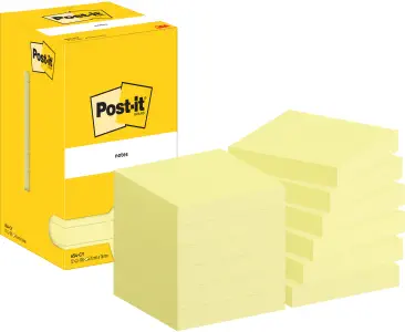 POST-IT Notes 76x76mm 654 CY jaune 12x100 feuilles (1)