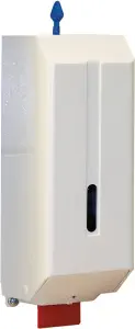 Distributeur de savon liquide en plastique, blanc