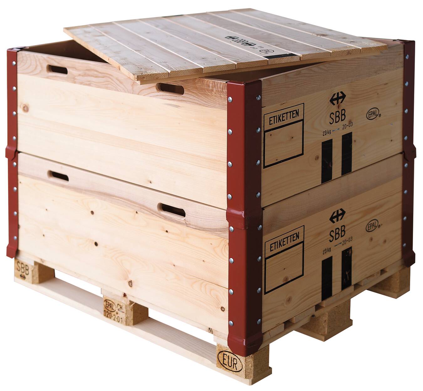 Composants Du Cadre De Palette SBB cadre Couvercle NeuPack Composants Du Cadre De Palette SBB cadre Couvercle NeuPack