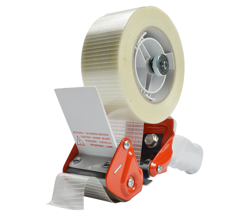 Handabroller für Filamentband, Rollenbreite 50 mm