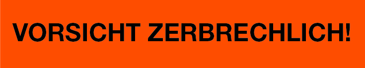 PVC-Selbstklebeband, orange, Schwarz Druck: 