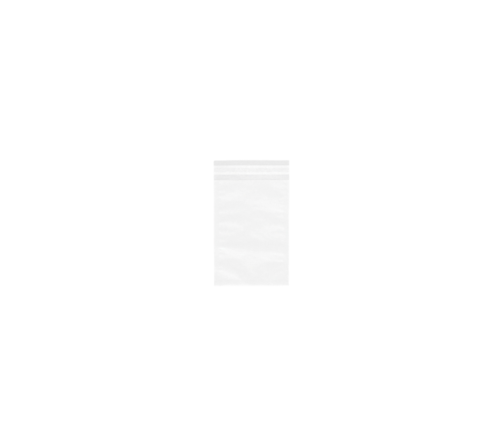 Sachet en papier cristal, d/i 150x200+40 mm