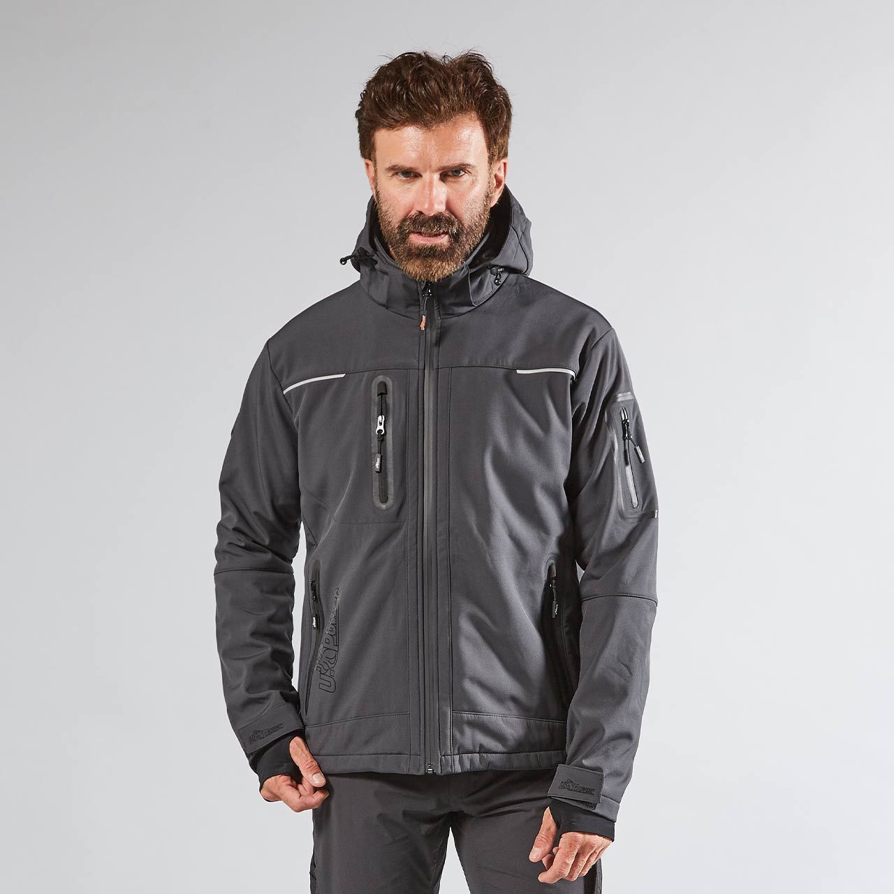 U-Power Softshelljacke SPACE Asphalt Grey (3)