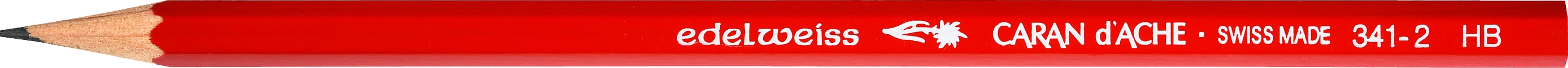 CARAN D'ACHE Schulbleistift Edelweiss HB 341.272 rot (1)