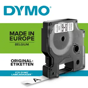 DYMO Ruban D1 noir/blanc (2)